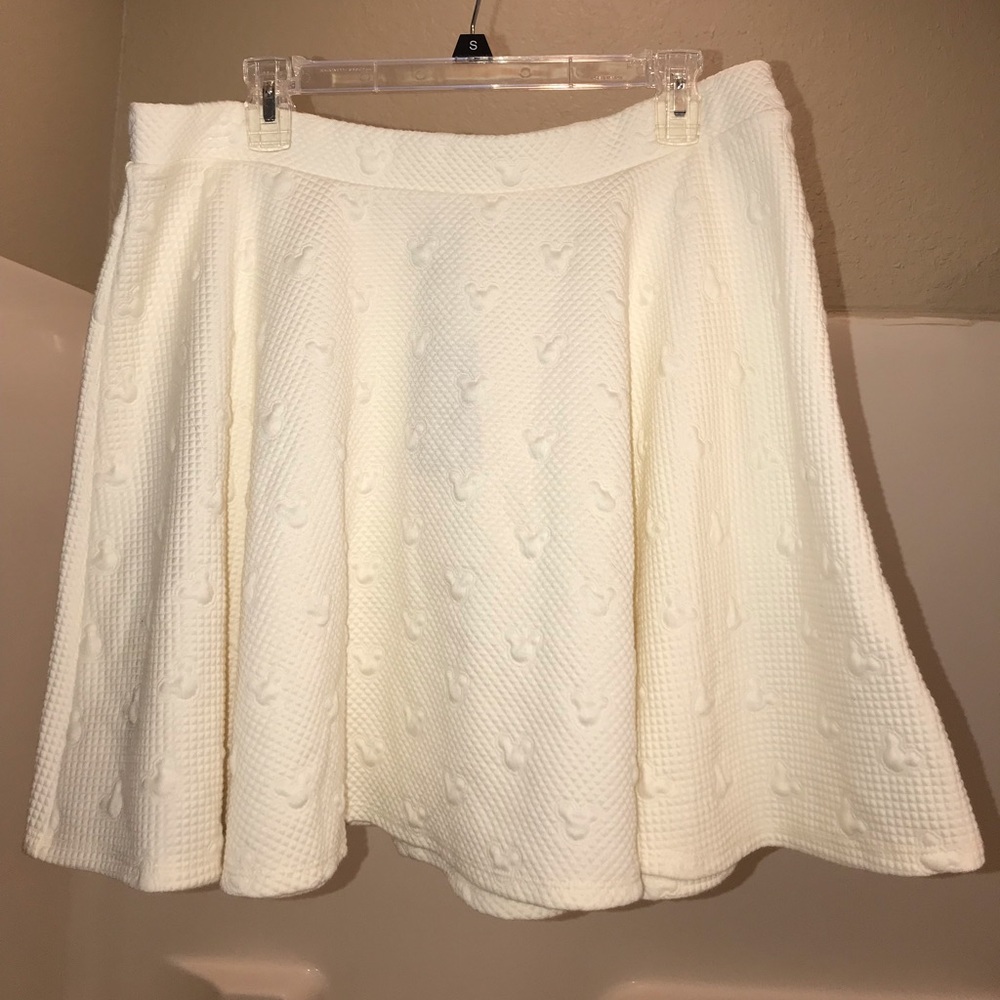 Disney Cream textured Minnie skirt